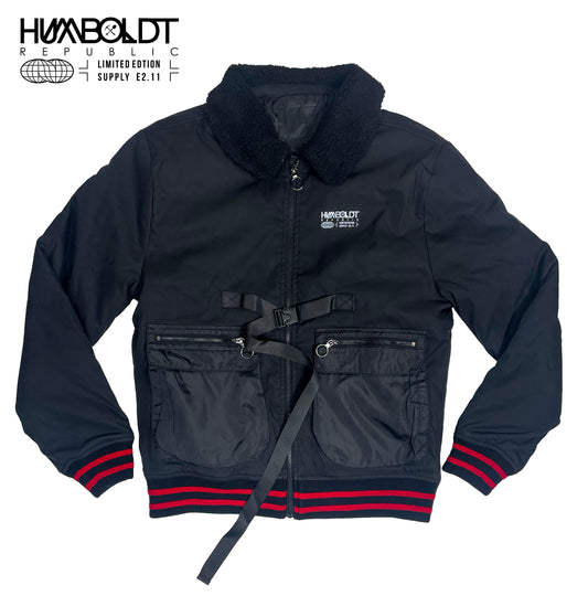 "Redline Bomber" Unisex Bomber Jacket