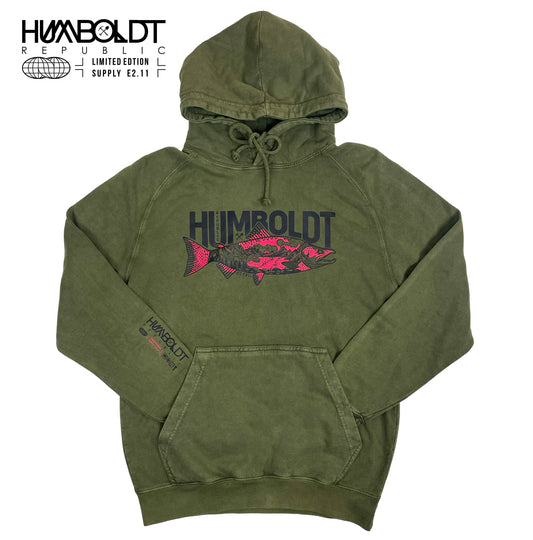 "King Salmon" Vintage Wash Hoodie