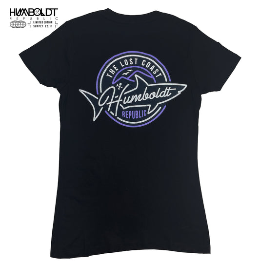 "Lost Coast Shark" Women's V-Neck