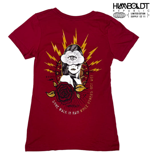 "Walk In the Rain" Women's T-Shirt