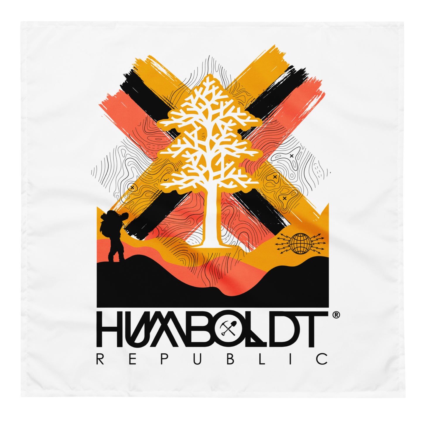 Painted Hill All-over print bandana