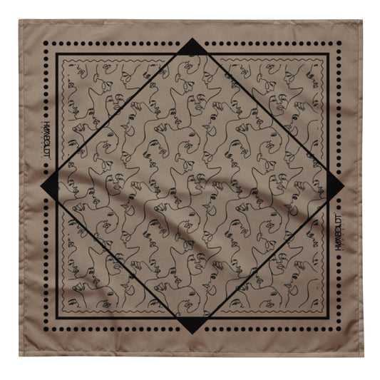 Changing Faces All-over print bandana