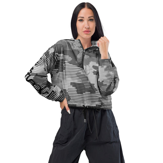 DIGI GREY Women’s cropped windbreaker