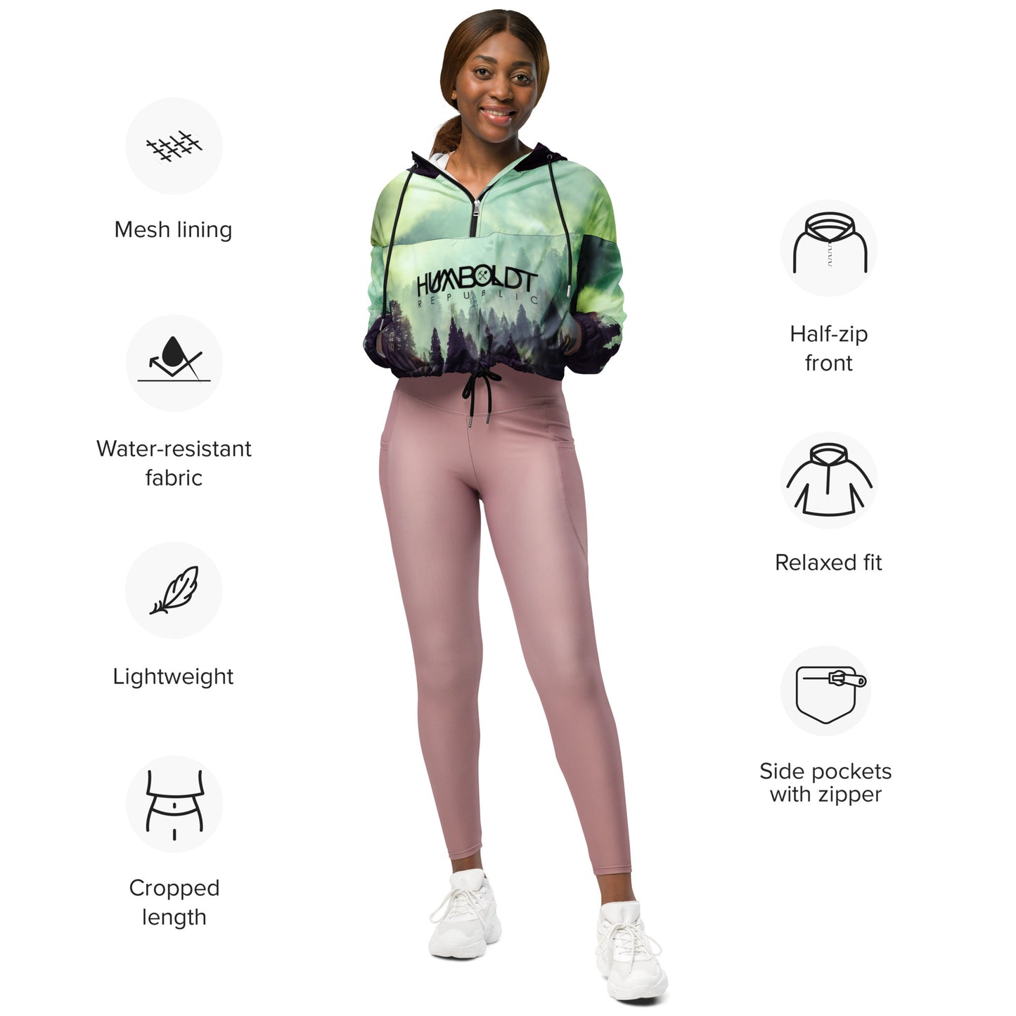 Through The Fog - Women’s cropped windbreaker