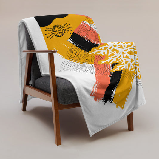 Painted Hills Throw Blanket