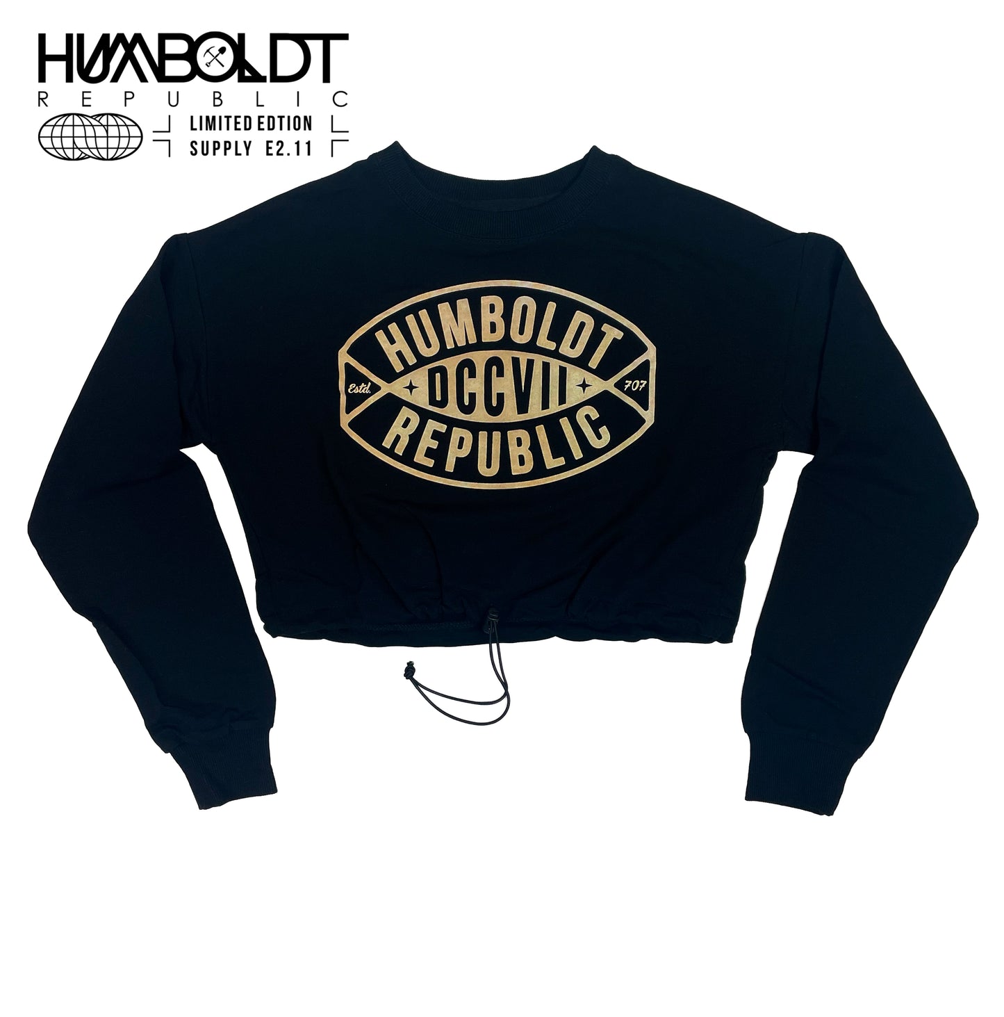 "HR DCCVII" Women's Cropped Long Sleeve