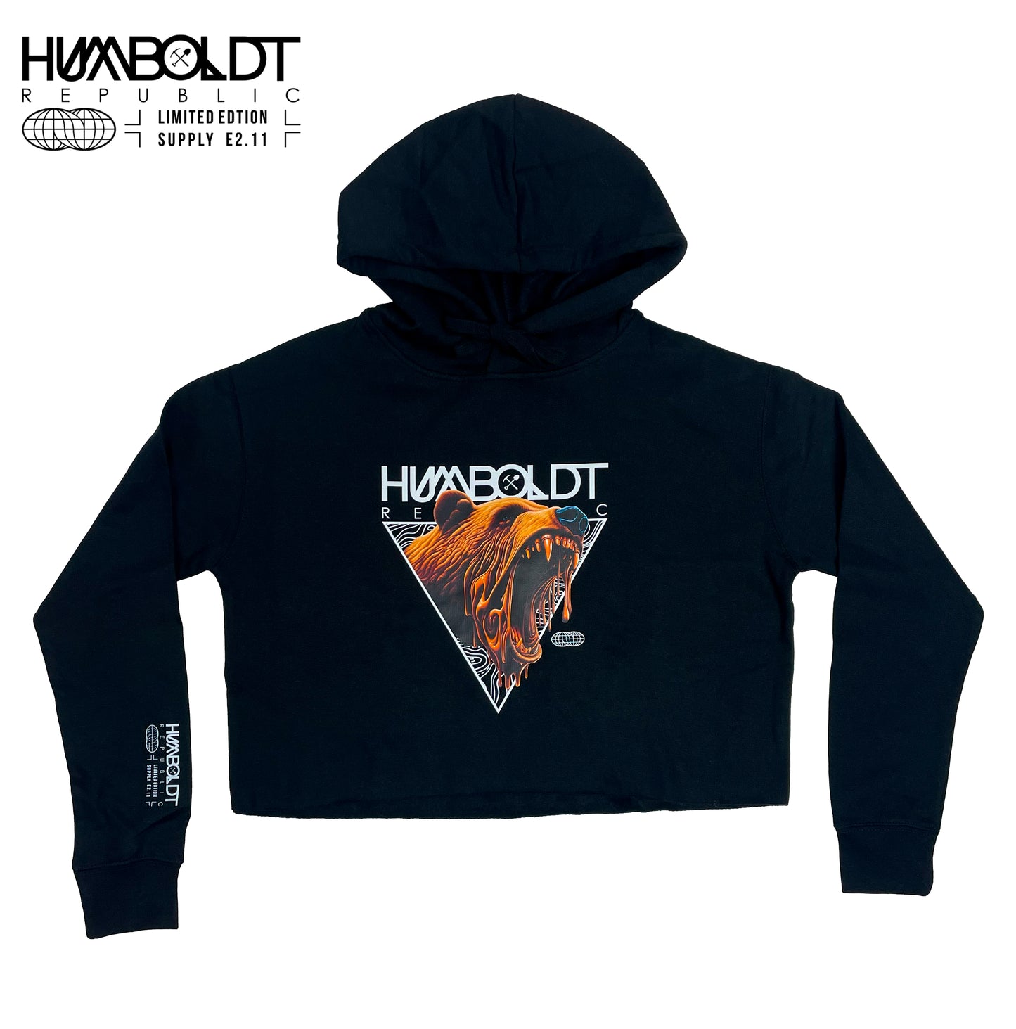 "Meltd" Women's Cropped Hoodie