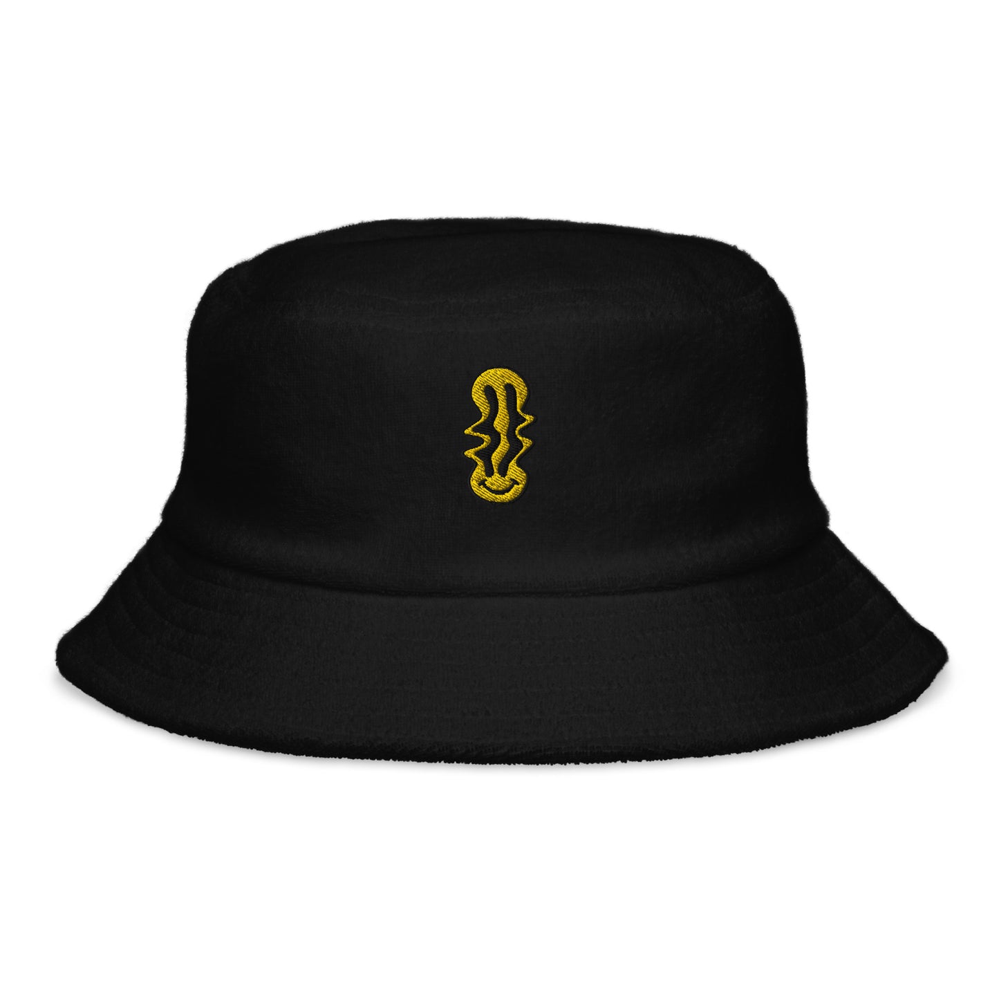 "Droopy" Unstructured terry cloth bucket hat